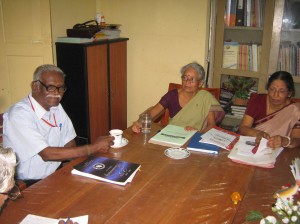 Board of Management of JJCDR held talks with Prof. V.K. Ganeshalingam, Chairman SLRCS ,Jaffna on 3rd Sept 2012.