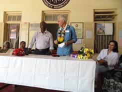 Board of Management and Staff bid farewell to Mr.Felix,PhysicalRehabilitation Manager,ICRC