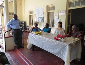 Board of Management and Staff bid farewell to Miss.Savunthala,Health Field Officer,ICRC