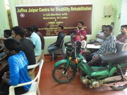 Repair of Tricycles and Welding Associated with Repairs” training programme for persons with disability