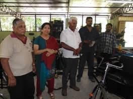 Chairman, Sri Kanaga Thurkkai Amman (Hindu) Temple Trust Visits JJCDR